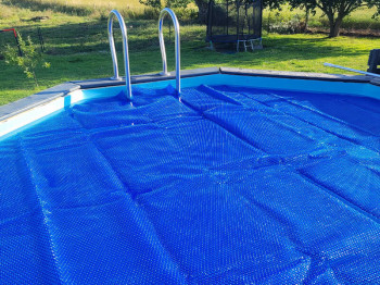 Plástico de burbujas para piscina redonda