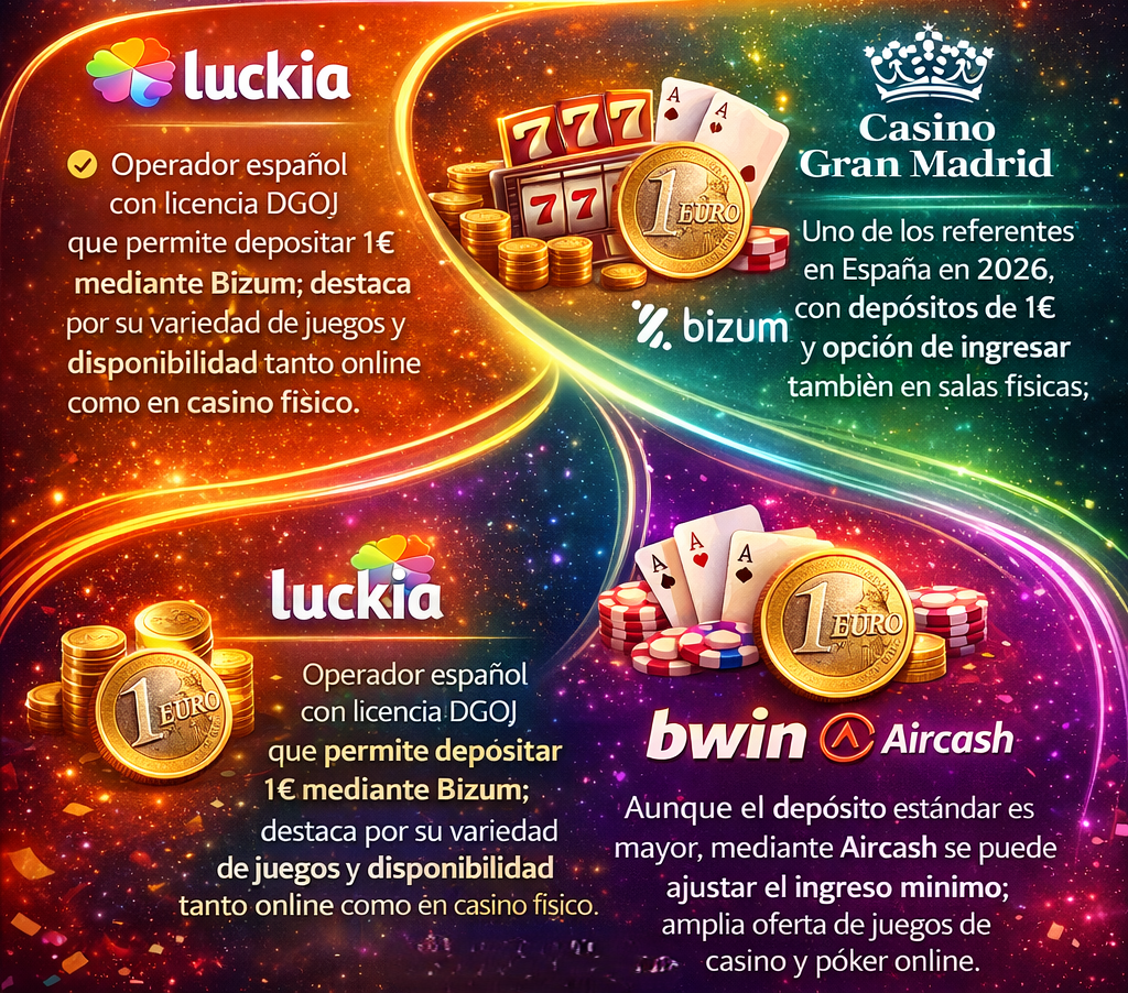 Mejores Casinos con Apuestas Minimas Bajas